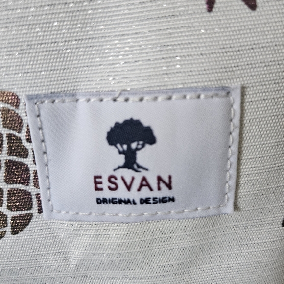 Esvan Jc Women's Tropical Pineapple Print Tote Bag - Picture 4 of 10